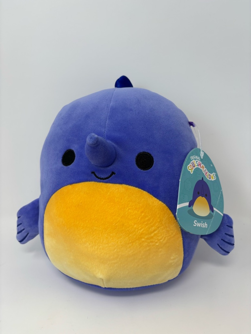 Squishmallow 8” Swish the Swordfish Marlin Sealife Squad - NEW Plushie Toy Ocean